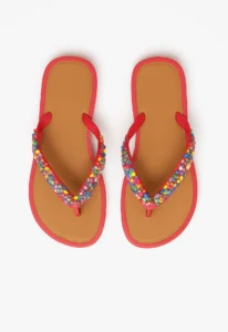 Chinelo feminino de dedo confortável rosa 2 chinelo feminino de dedo confortável rosa