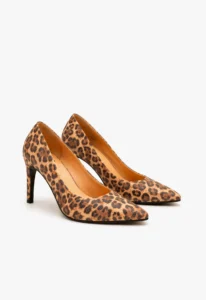 Scarpin feminino salto alto animal print Onça 4 sapato scarpin feminino onça com salto alto