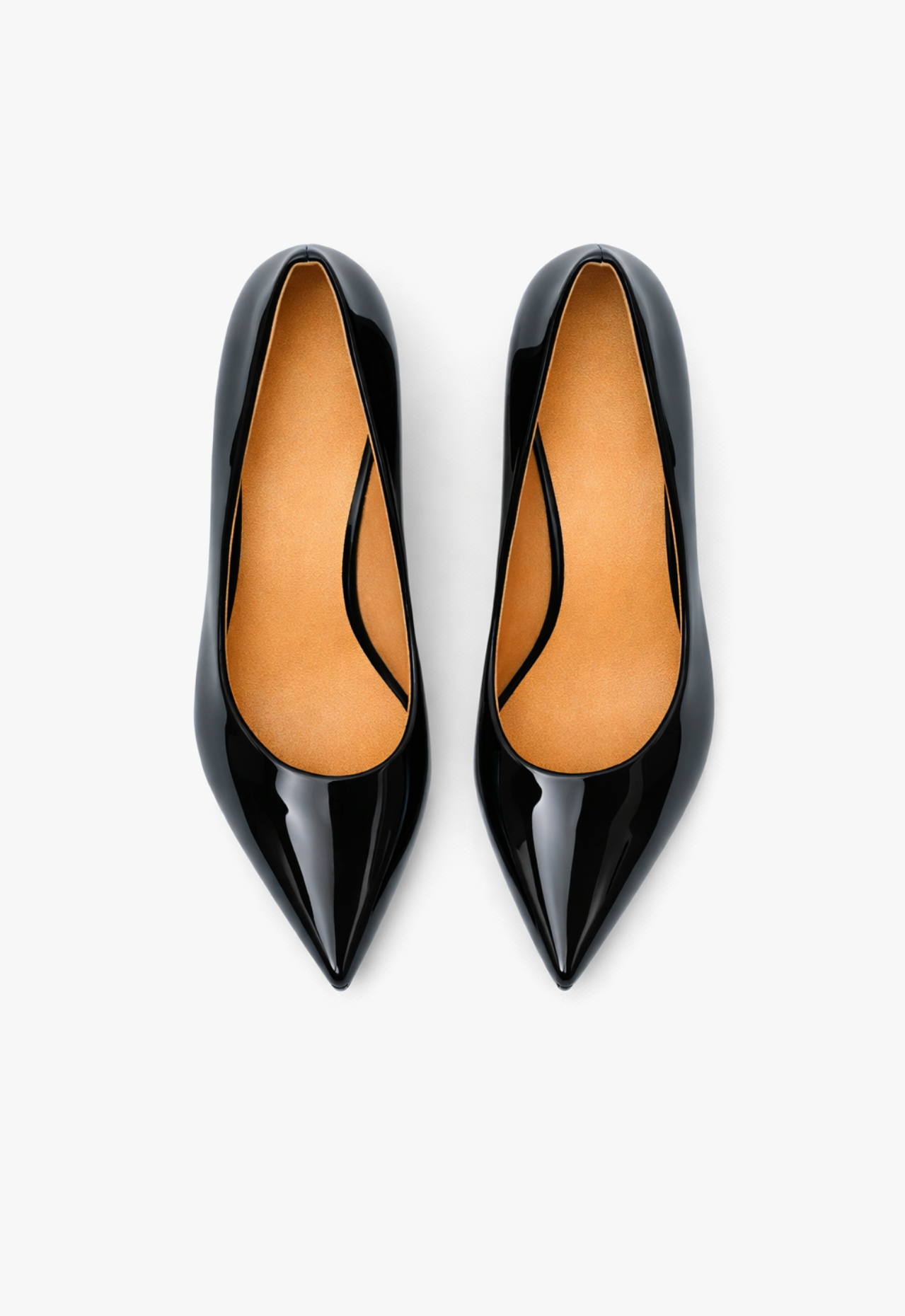 sapato scarpin feminino com salto médio preto Black Royale