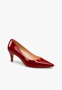 Scarpin feminino salto médio vermelho Rubi Royale 1 sapato scarpin feminino com salto médio vermelho rubi royale