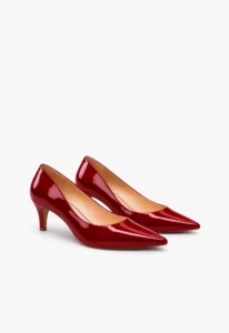 Scarpin feminino salto médio vermelho Rubi Royale 4 sapato scarpin feminino com salto médio vermelho rubi royale
