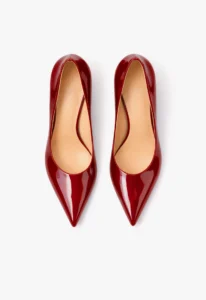 Scarpin feminino salto médio vermelho Rubi Royale 3 sapato scarpin feminino com salto médio vermelho rubi royale