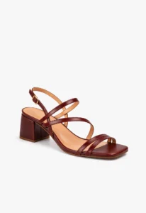 Sandália feminina salto bloco bordô 1 sandália feminina salto bloco bordo